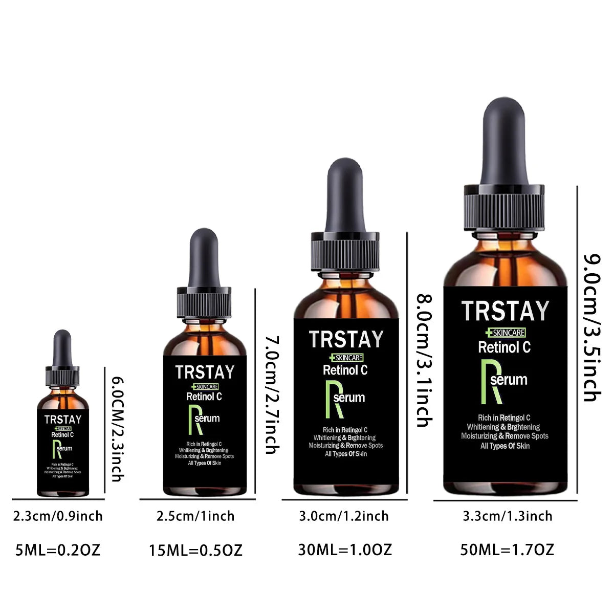 TRSTAY Vitamin C Facial Essence – Hyaluronic Acid & Vitamin E