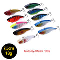 2026 7.5cm/18g VIB Fishing Lure 3/5/8PCS Of Random High Quality Artificial Biomimetic Fishing Lure Outdoor Fishing Accessories Oasis Select VI003 5pcs Random Colors