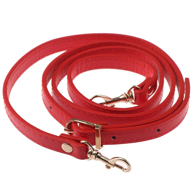 120cm Adjustable PU Leather Bag Shoulder Strap Women's Shoulder Strap Replacement Bag Strap Crossbody Bag Accessories Hot Sale Oasis Select Red