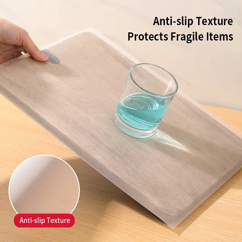Waterproof Non-Slip And Easy-To-Clean EVA Dotted Drawer Mats Are Suitable For Moisture-Proof Storage In Kitchen Cabinets. Oasis Select