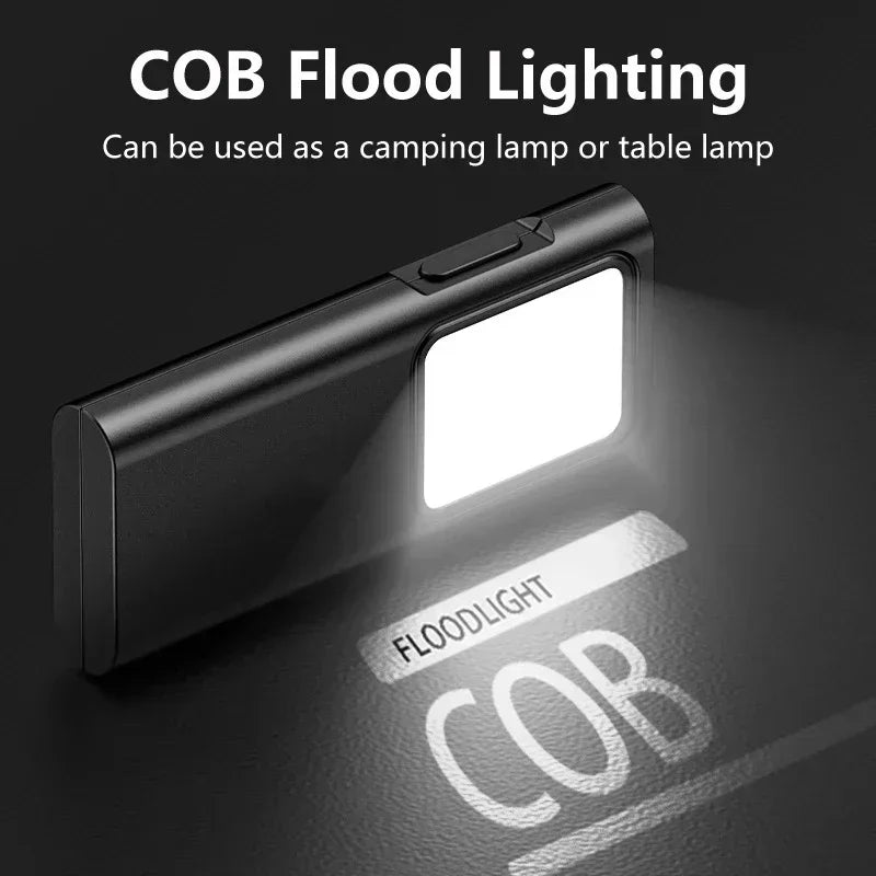 ZHIYU Mini EDC Keychain Flashlight – USB Rechargeable 350+ Lumen