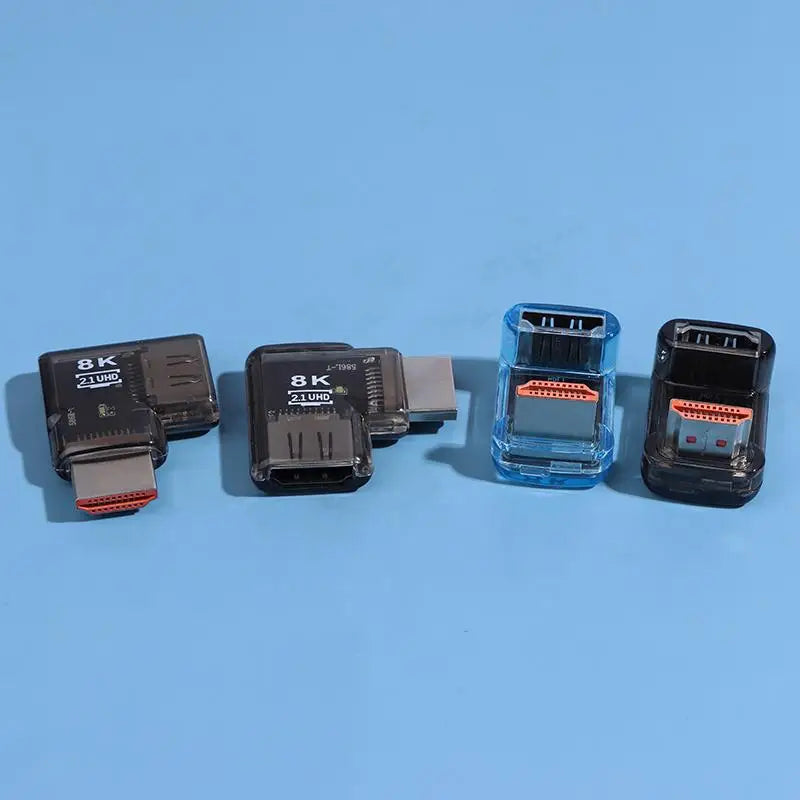 HDMI 2.1 Male to Female Adapter 8K@60Hz – 90/270/360° Angle