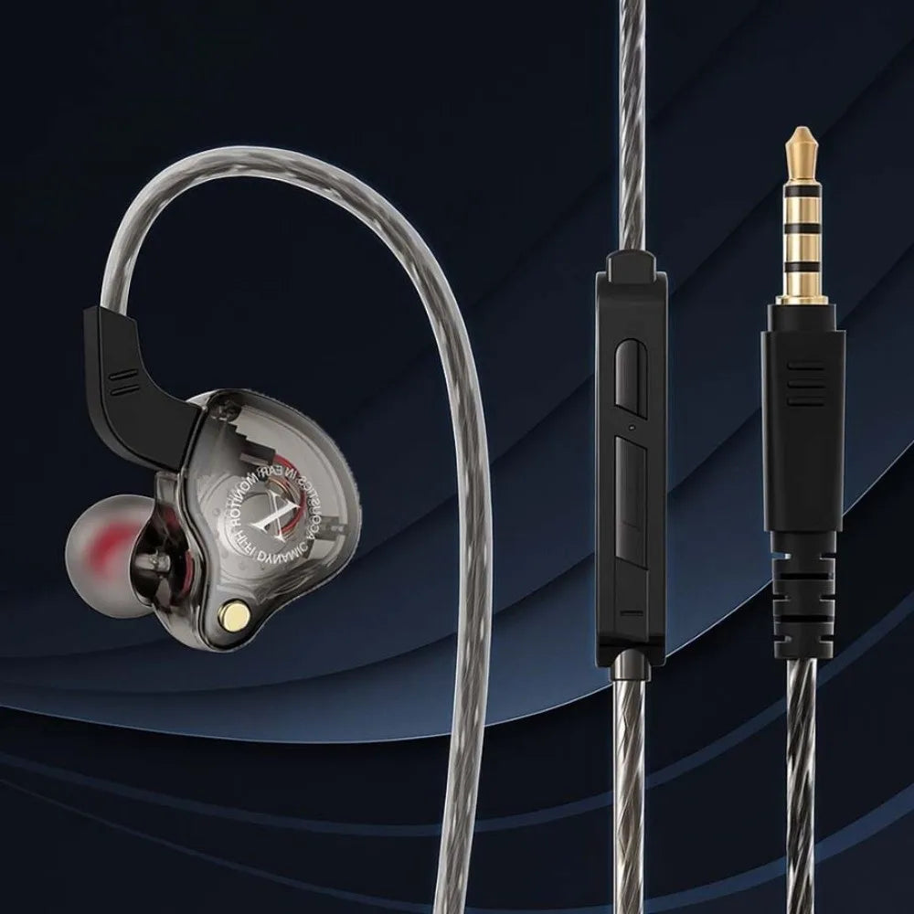 In-ear Sports Ear Wrap HIFI Heavy Bass Wired Mobile Phone Music Headphones Super Clear Sound Quality Headphones Oasis Select