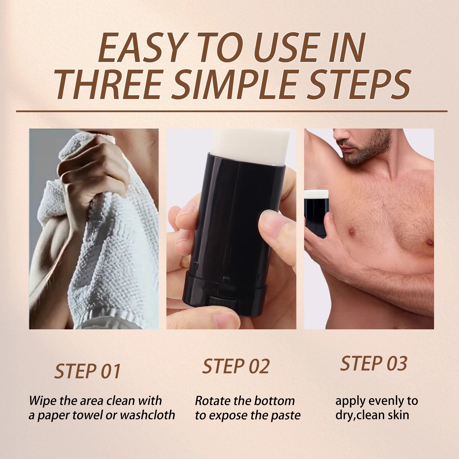 YURHERSU 5-Piece Deodorizing Body Cream Set – Unisex Fresh Deodorant Body Cream Oasis Select
