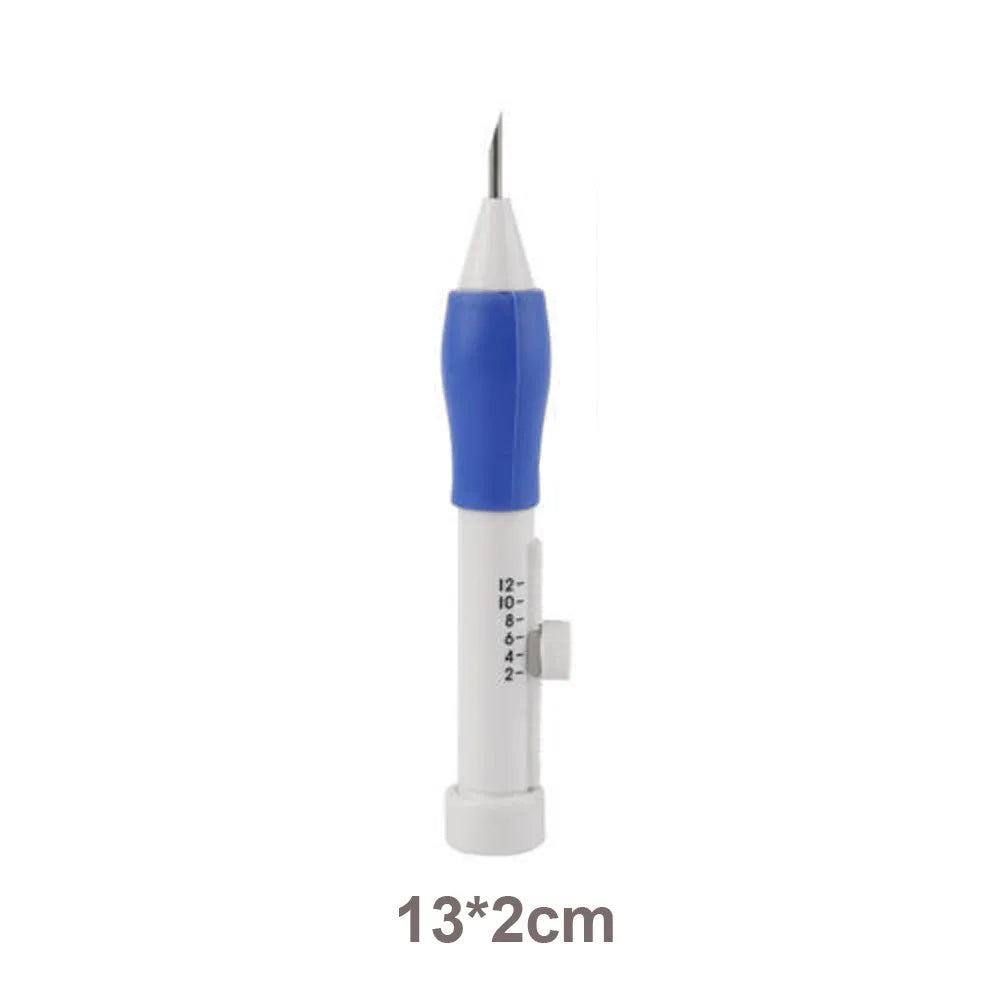 Magic Embroidery Pen Embroidery Needle Weaving Tool Fancy Silica Gel 1Embroidery Pen+4Needles For Embroidery Free Shipping Items Oasis Select