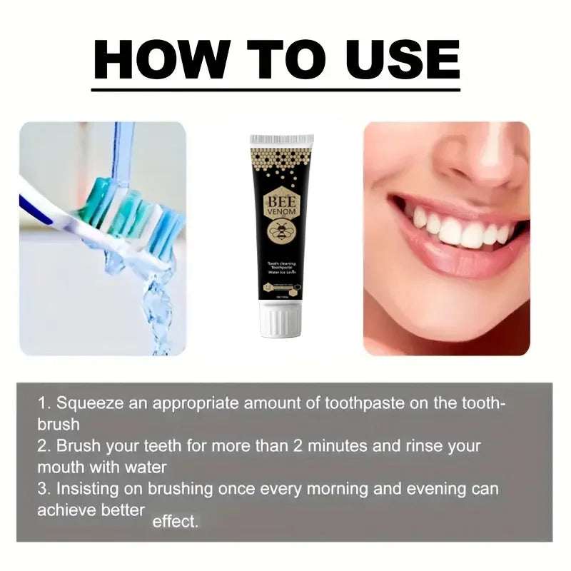 Bee Venom Mint Deep Cleansing Toothpaste – Fresh Breath 100g Whitening Toothpaste Oasis Select