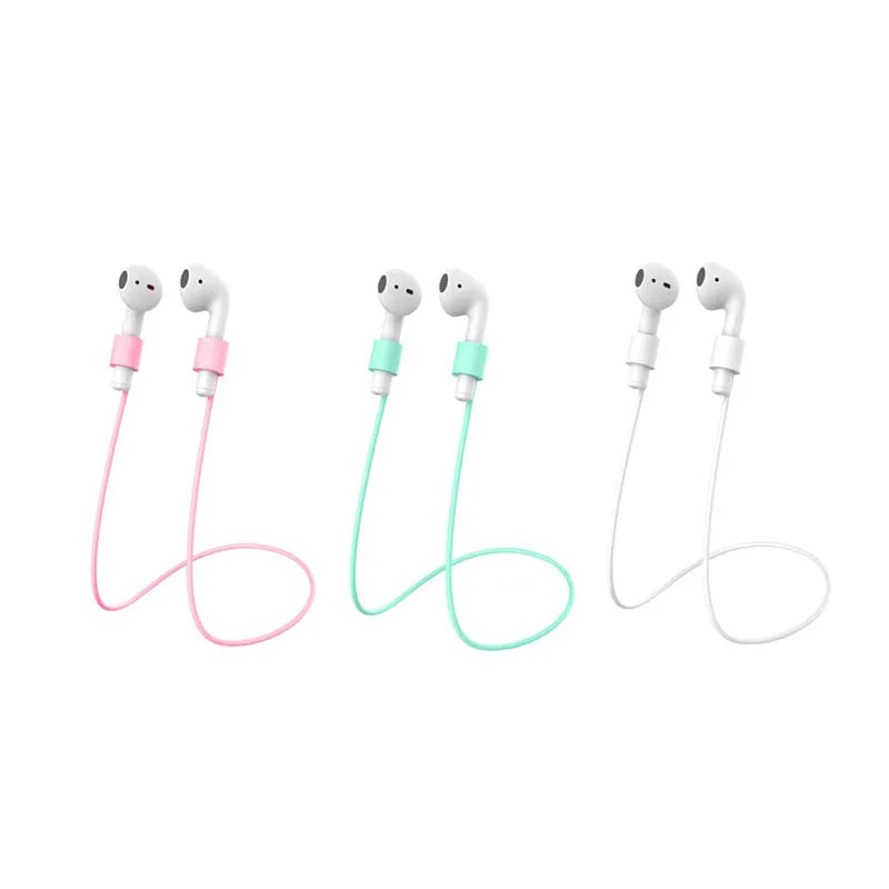1/3pcs Silicone Strap Magnetic Anti-Lost Rope Bluetooth TWS Earphone Anti Lost Strap For Airpods 1/2/3 Gen Lenovo Earbuds Cord Oasis Select 3pcs mix 3 Magnetic