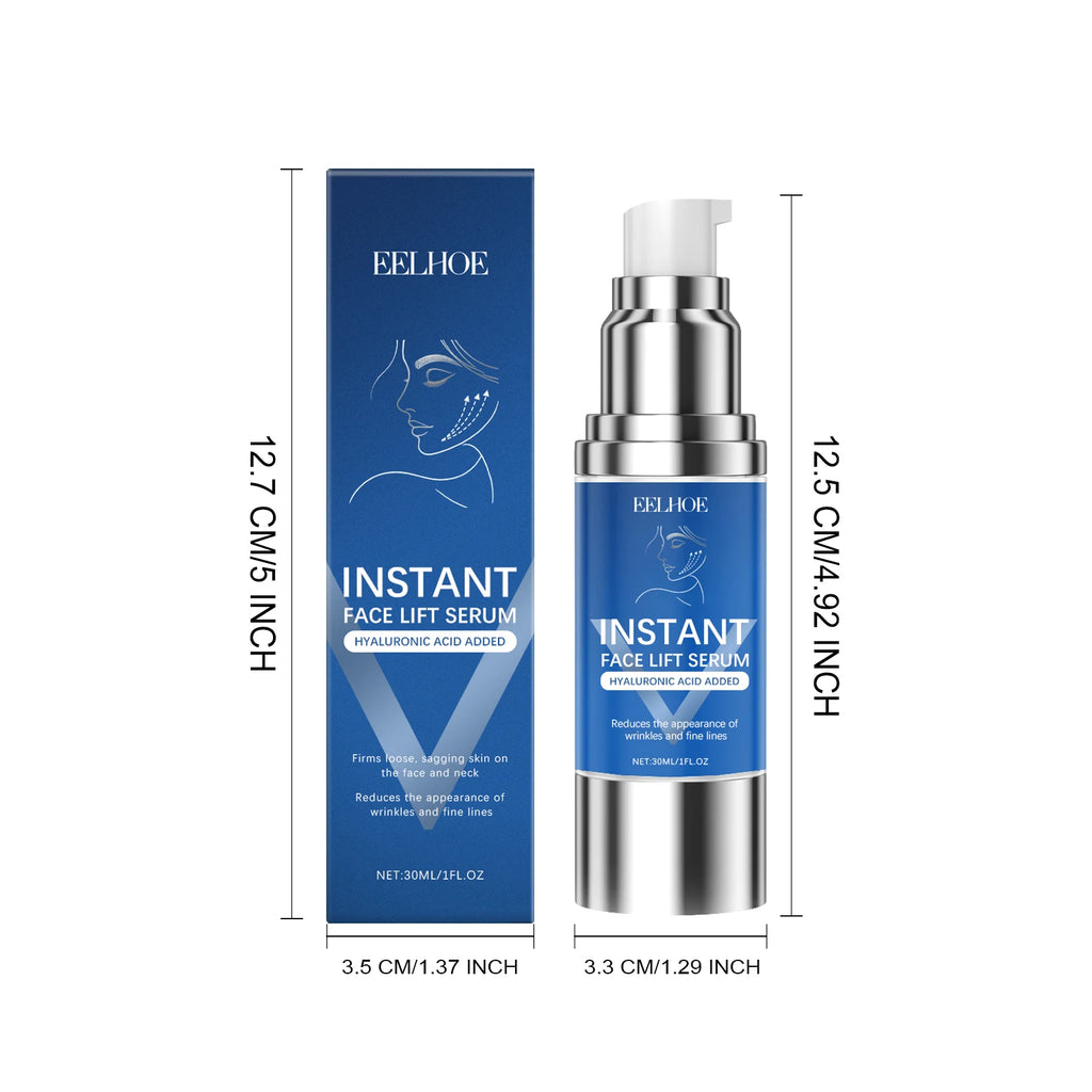 Instant Face Lifting Serum Firming Anti-Wrinkle Deep Moisturizing Brightening Smoothing Fade Fine Lines Tightening Essence Oasis Select