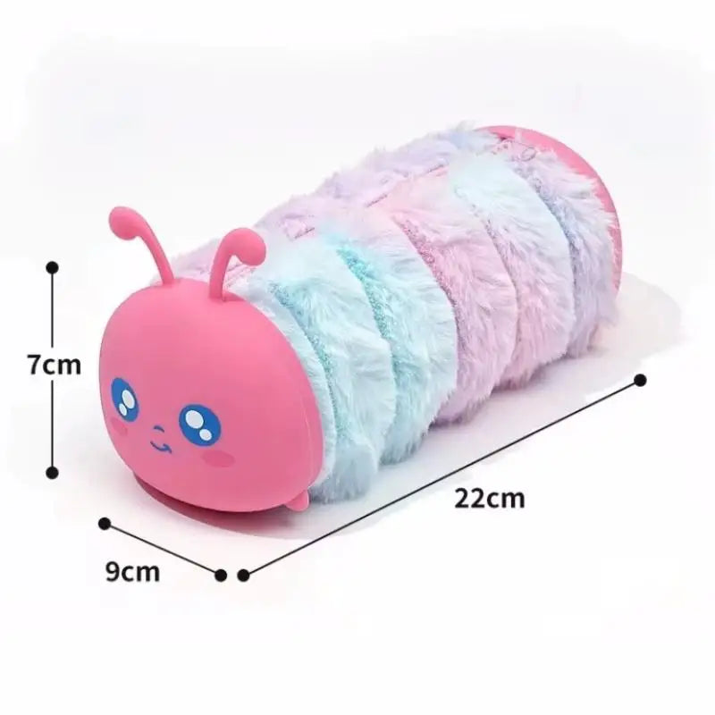 Cute Cartoon Plush Pencil Case Multi-function Storage Large-capacity Stationery Box Cosmetic Bag Oasis Select A6