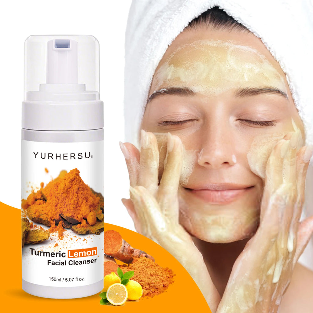 Turmeric Foam Facial Cleanser – Brightening Face Wash 150ml Foam Facial Cleanser Oasis Select 150ml