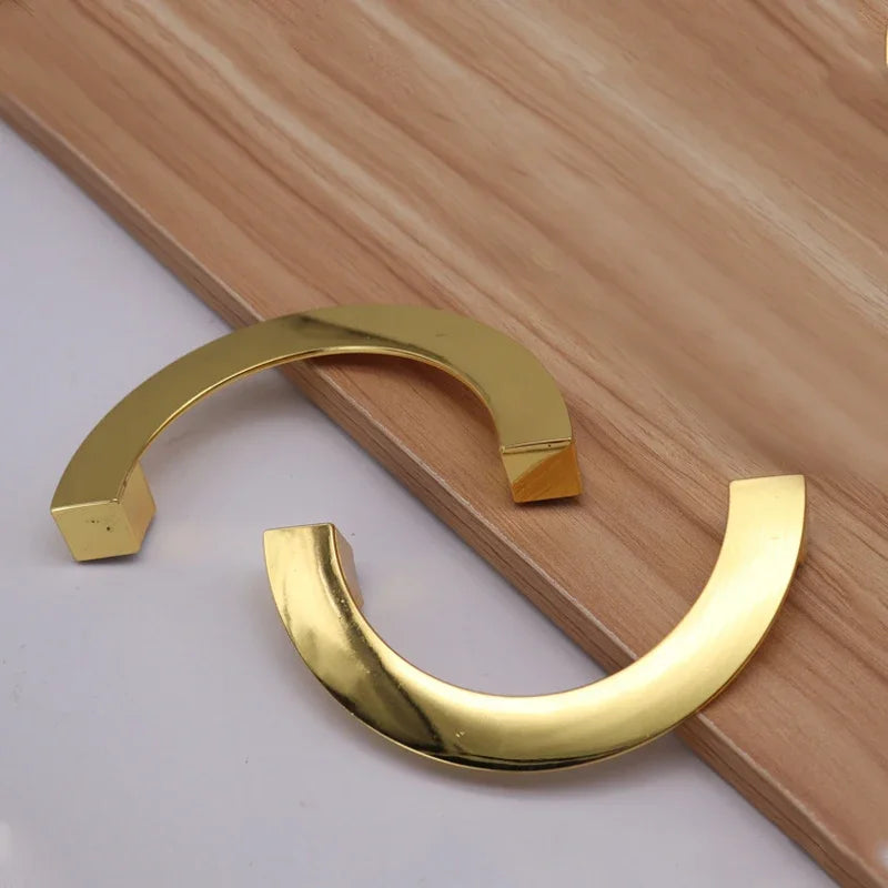 European Modern Minimalist Semi-Circular Knob Zinc Alloy Cabinet Drawer Shoe Door Pull Furniture Handle Oasis Select