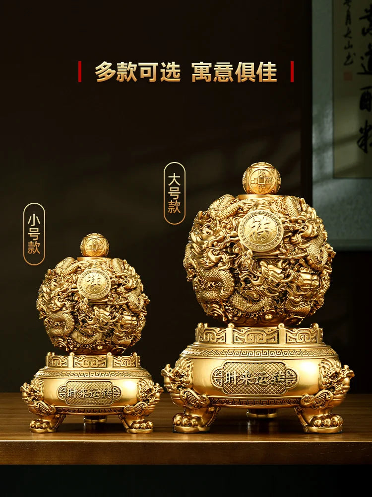 Fortune to turn the dragon turn the universe adornment adornment adornment office desktop store opening gift Oasis Select