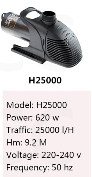 Hailear H10000 H12000 H15000 H18000 H20000 H23000 H25000 Garden Pond Filter Waterfall Circulation Pump .Submersible water pump Oasis Select H25000