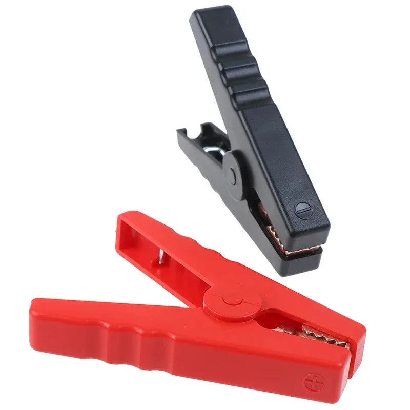 Car Battery Alligator Clips Positive Negative Insulated Terminal Clamps for Jump Start and Charging Oasis Select