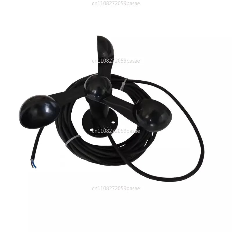 Wind Speed Sensor Wind Force Tester Measurement Three-cup Anemometer Suitable for Microcontrollers Oasis Select