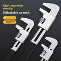 1pc F-type Right Angle Wrench Adjustable Spanner Pipe Wrenches Wide Jaw Opening Wrench F Type Wrench Movable Oasis Select Default Title