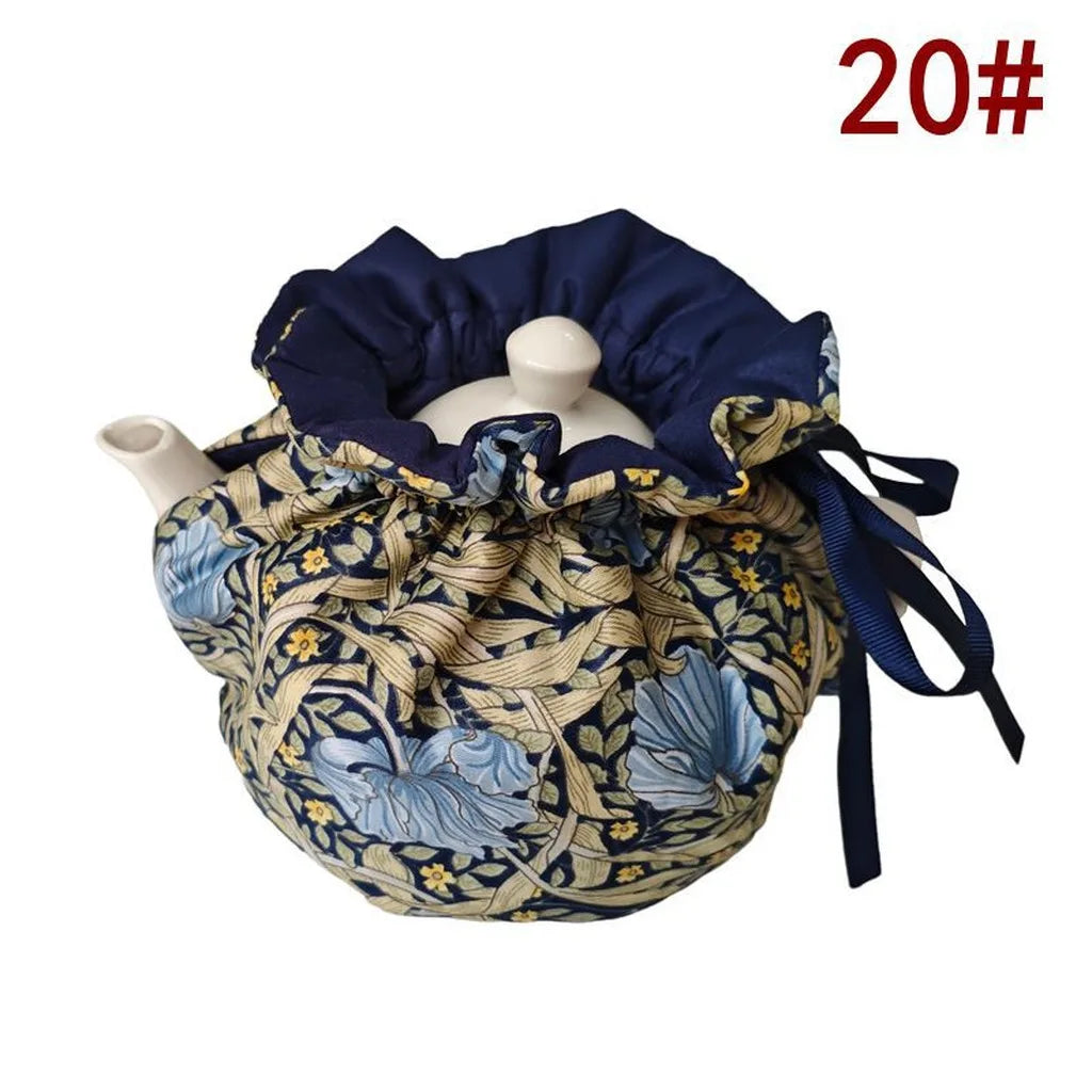Quilted Insulated Tea Cosy | Chinese Style Teapot Warmer Cover