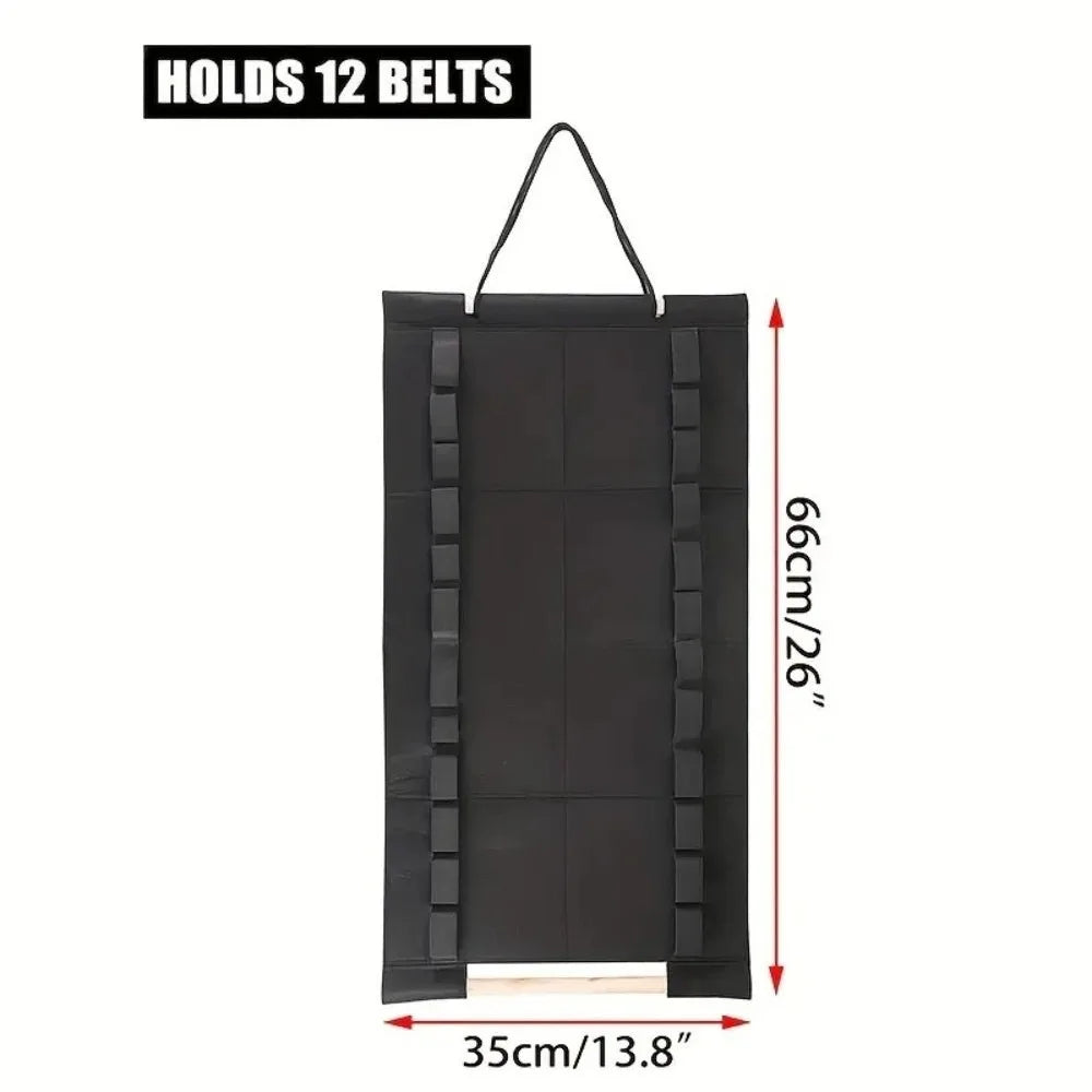 Karate Belt & Medal Display Storage Rack – Felt Hanging Bag