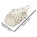 1PC Macrame Plant Hanger Handmade Breathable Storage Net Woven Plant Basket For Living Room Dorm Farmhouse Indoor Outdoor Garden Oasis Select White 1PC