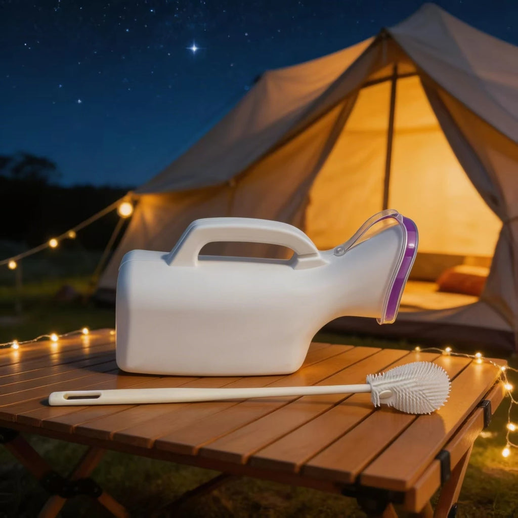 Portable Men's and Women's Toilets with Cleaning Brushes, Portable Urinals, Suitable for Car and Outdoor Camping Oasis Select