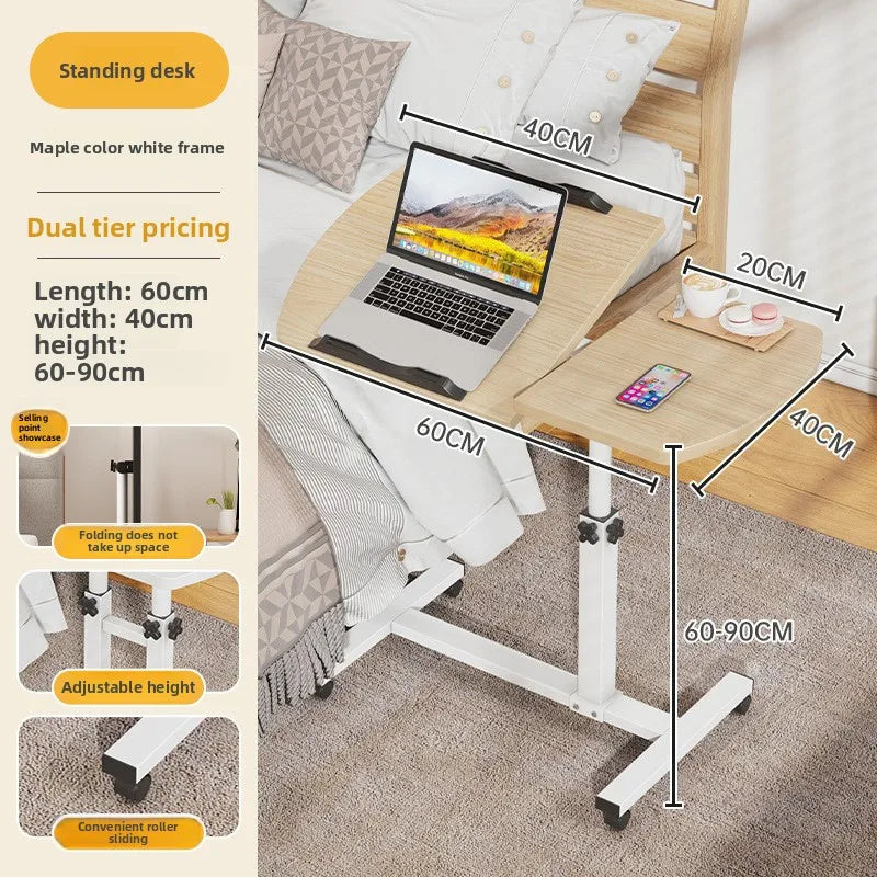 Multi-functional Bedside Table Removable Computer Desk Bedroom