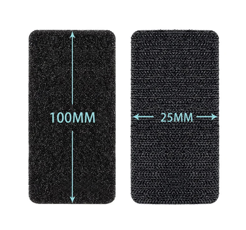 Self-Adhesive Fastener Tape Extra Strong Home Carpet Fixing Sticker Auto Adhesive Fixing Double Side Hook-and-loop Fastener Oasis Select 25X100MM 10pair