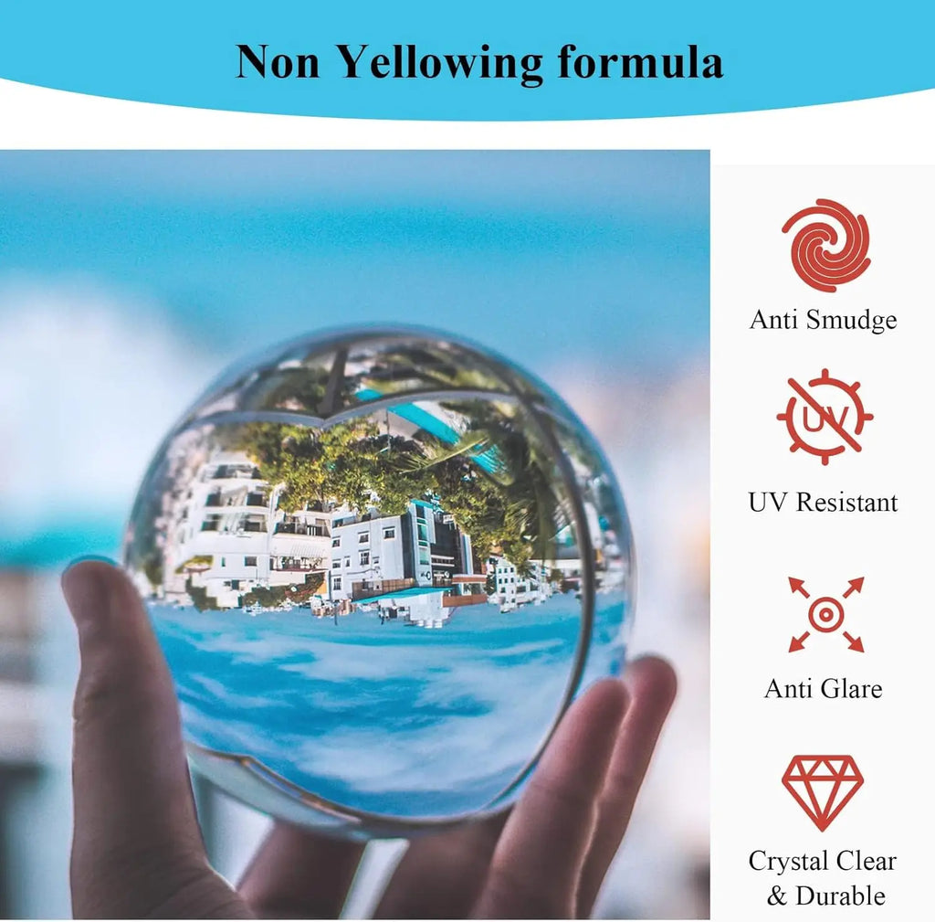 Crystal Clear Epoxy Resin Kit 1:1 Casting Easy Mix Self-Leveling Non-Yellowing For DIY Jewelry Art Crafts Molds River Tables Oasis Select