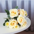 Silk Peony Hydrangea Artificial Flowers for Wedding Bouquet Home Decoration Fake Rose Plants Table Centerpiece Accessory Oasis Select C4