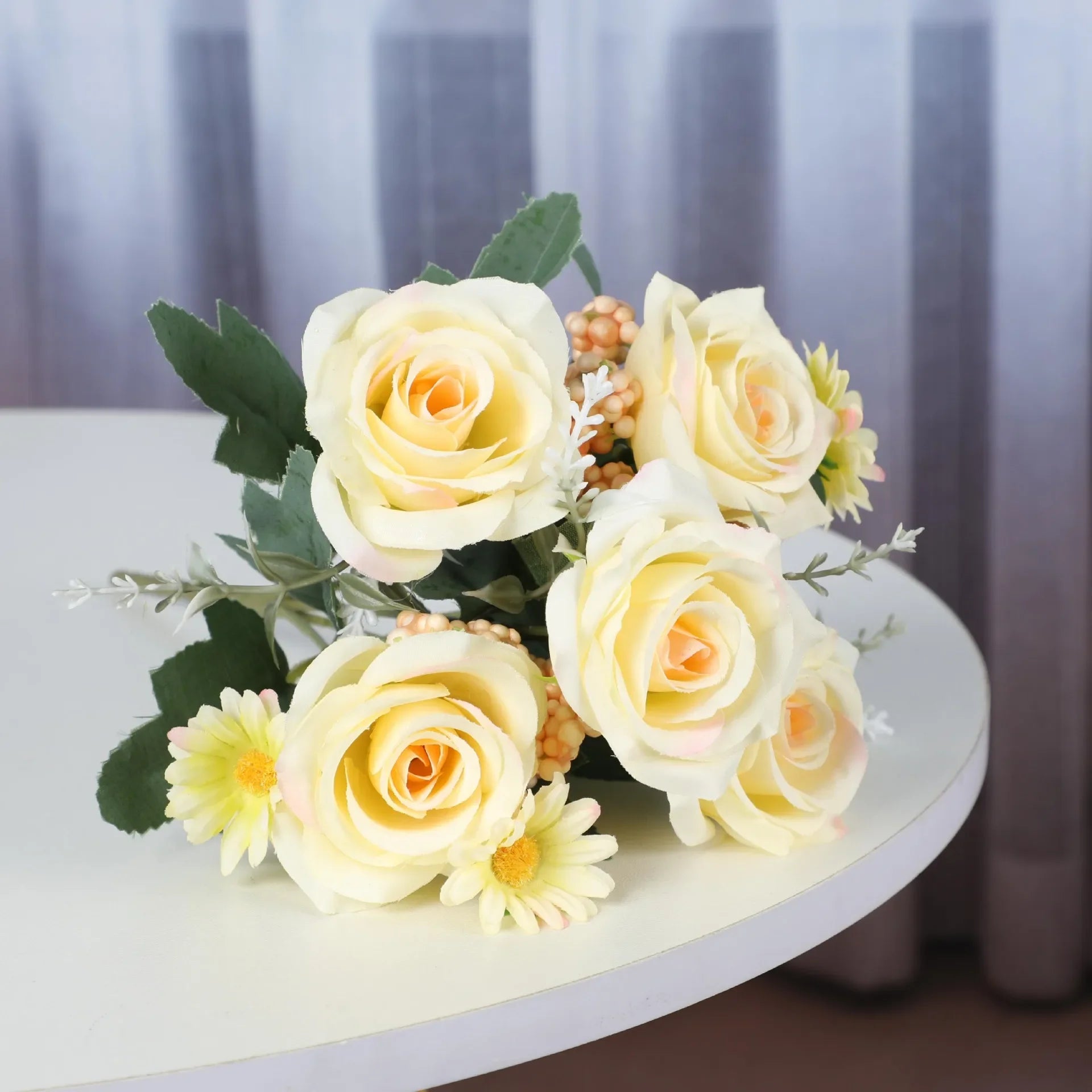 Silk Peony Hydrangea Artificial Flowers for Wedding Bouquet Home Decoration Fake Rose Plants Table Centerpiece Accessory Oasis Select C4