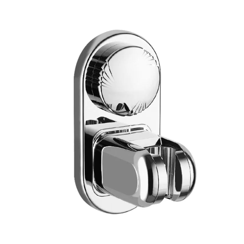 New Suction Cup Shower Holder Adjustable Shower Head Holder Handheld Holder Punch-Free Multi Angle Rotation Shower Bracket Oasis Select Sliver Holder