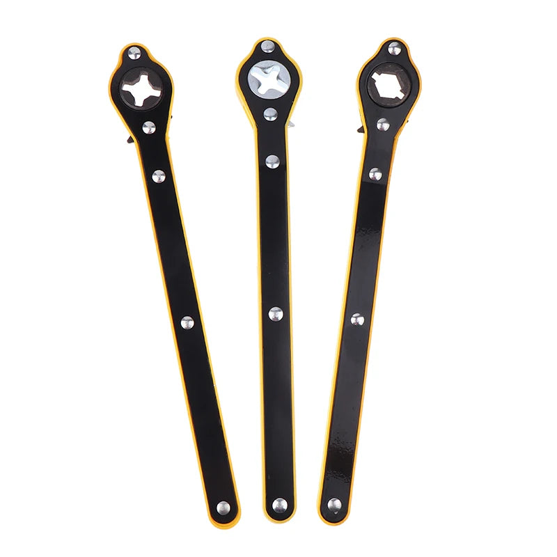 Compact Tire Removal Tool with Car Jack Ratchet Wrench, Cross Designed Labor Saving Tool Oasis Select