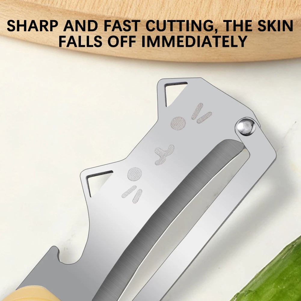 Stainless Steel Vegetable Peeler & Julienne Tool | Aihogard