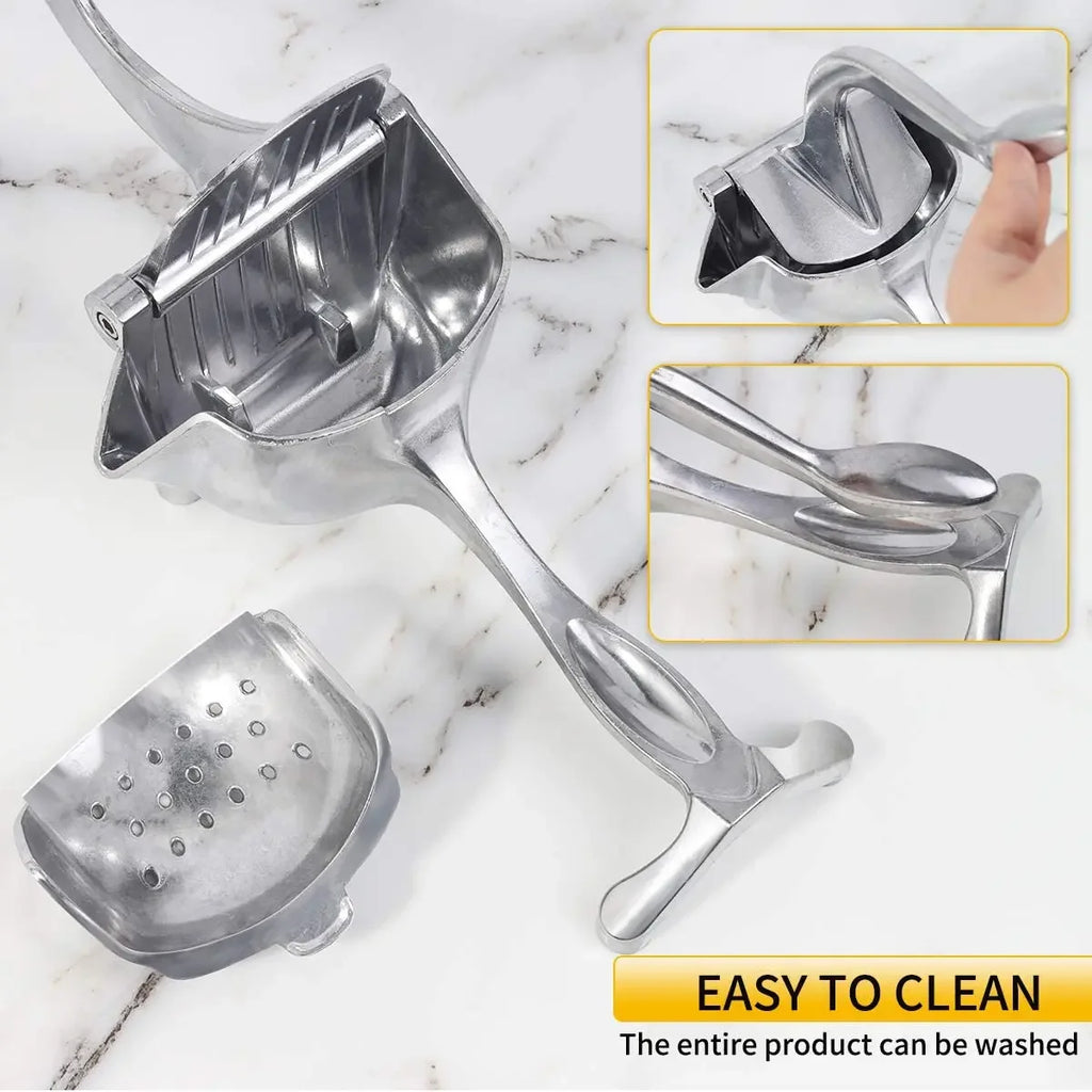 Manual Juice Squeezer Aluminum Alloy Hand Pressure Juicer Pomegranate Orange Lemon Sugar Cane Juice Kitchen Bar Fruit Tools Acce Oasis Select