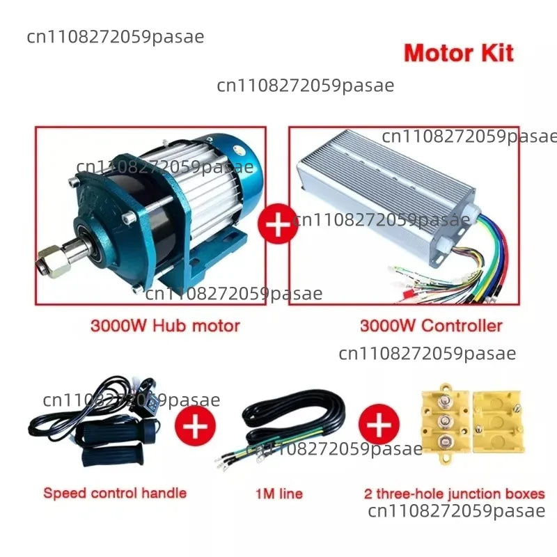 Electric Vehicle Mid-drive Electric 3000W 72v Motor Oasis Select