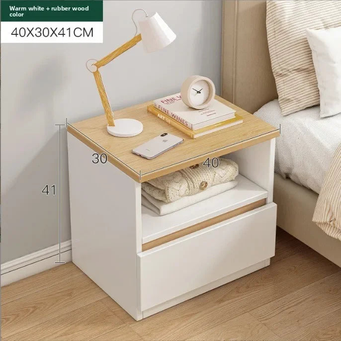 Multi-functional Household Goods Bedside Table Small Storage Locker Bedside Locker Small Cabinet Oasis Select Single draw D