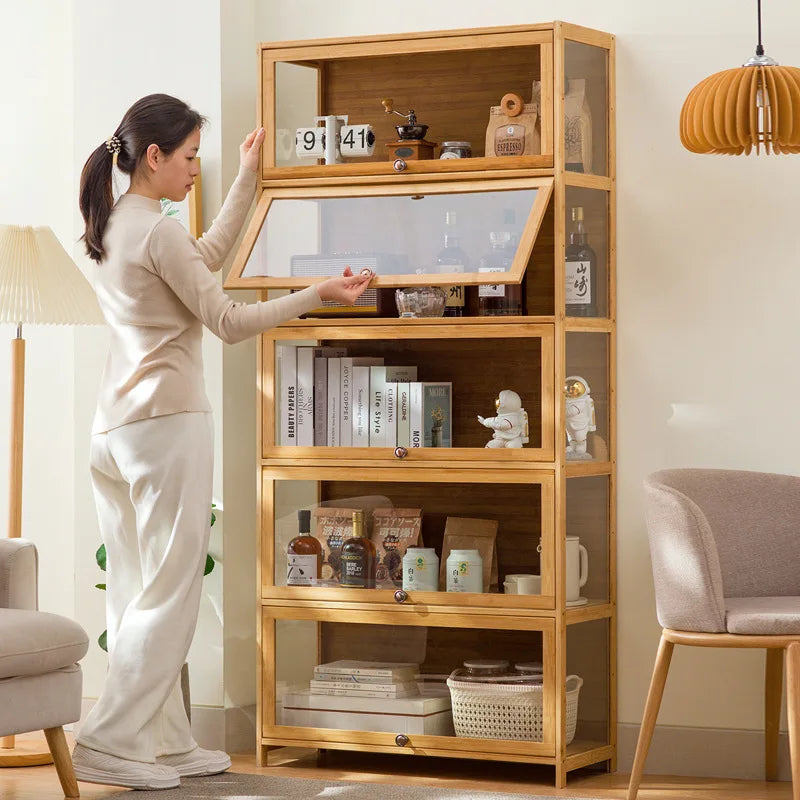 Storage Cabinet Locker Household Baby Wardrobe Children's Toys Snacks Simple Locker Multi-function Household Floor Cabinet Oasis Select