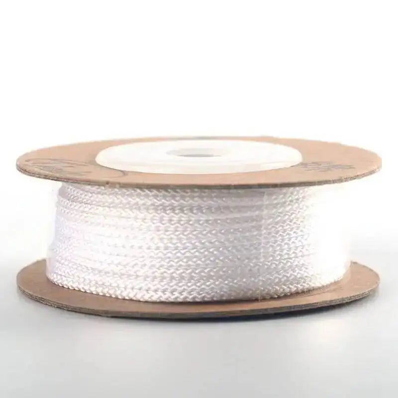 110meters 1mm Cotton Thread Hand Woven Cotton Wire/Cord/String/Rope for Braiding Bracelets Crafts Gift Box Packaging Oasis Select White 301 1.0mm 11m