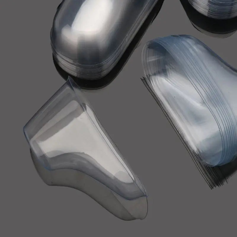 10Pcs Baby Shoe Stretcher Socks Display Stand Clear PVC Child Booties Showcase Support 8-11cm High Quanlity Oasis Select