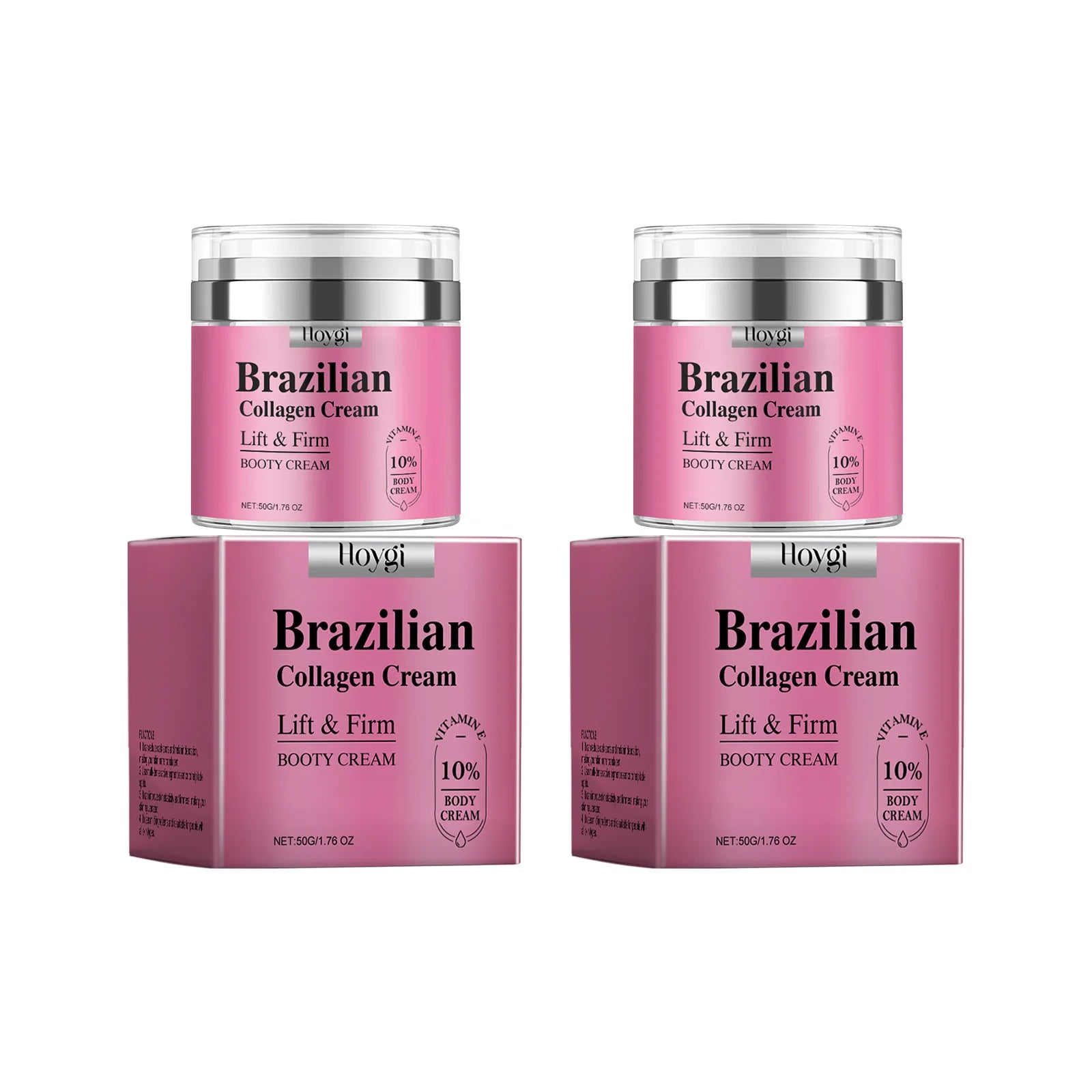 Hip Firming Cream Firming Improve Skin Sagging Increase Elasticity Tighten Lotion Shaping Lift up Buttock Massage Care for Women Oasis Select 2 X 50g boxed