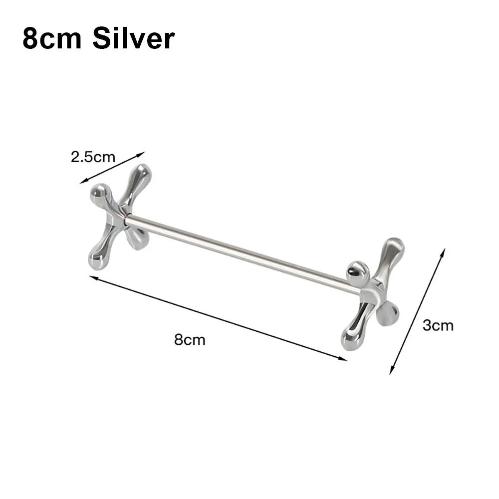 Plum Shape Stainless Steel Chopstick Holder & Tableware Rest