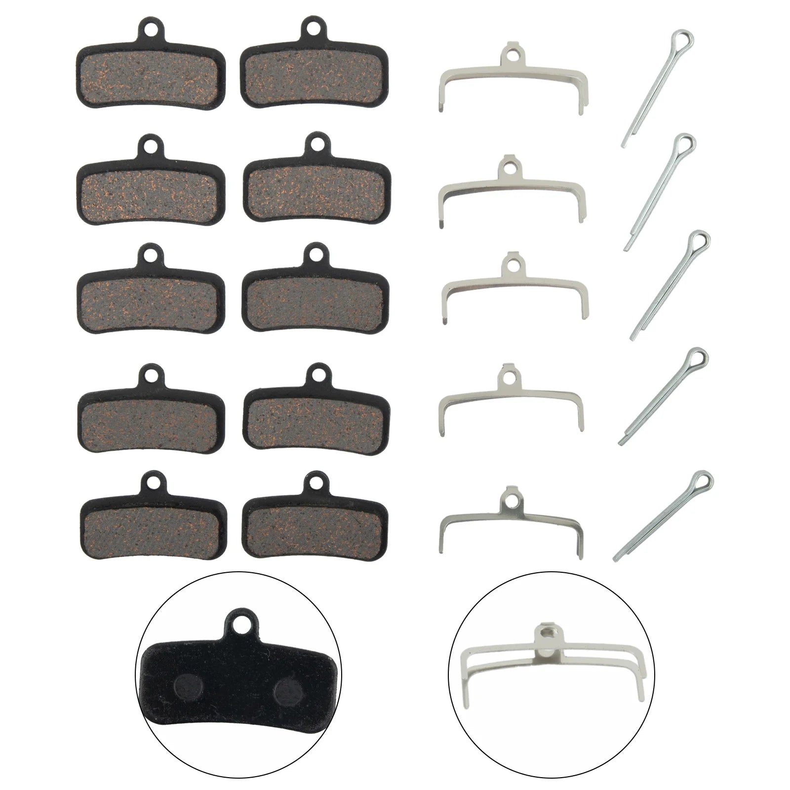 Brake Pad Bike Brake Pads For Saint BR-M810 Replacement 39.5x35mm Bike Accessories Cycling Parts Bicycle Brake Pads Oasis Select
