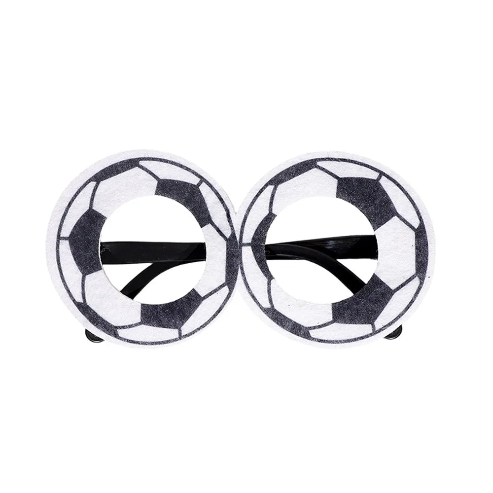 Soccer Fan Glasses & Hair Hoop Photo Booth Prop | Party Dress-Up