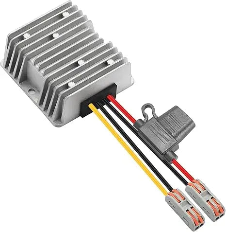 DC to DC 30-60V to 24V 10A Buck Converter Waterproof Voltage Power Transformer Supply Module for Automotive RV Marine Boat Dock Oasis Select 9-32V to 12V 10A