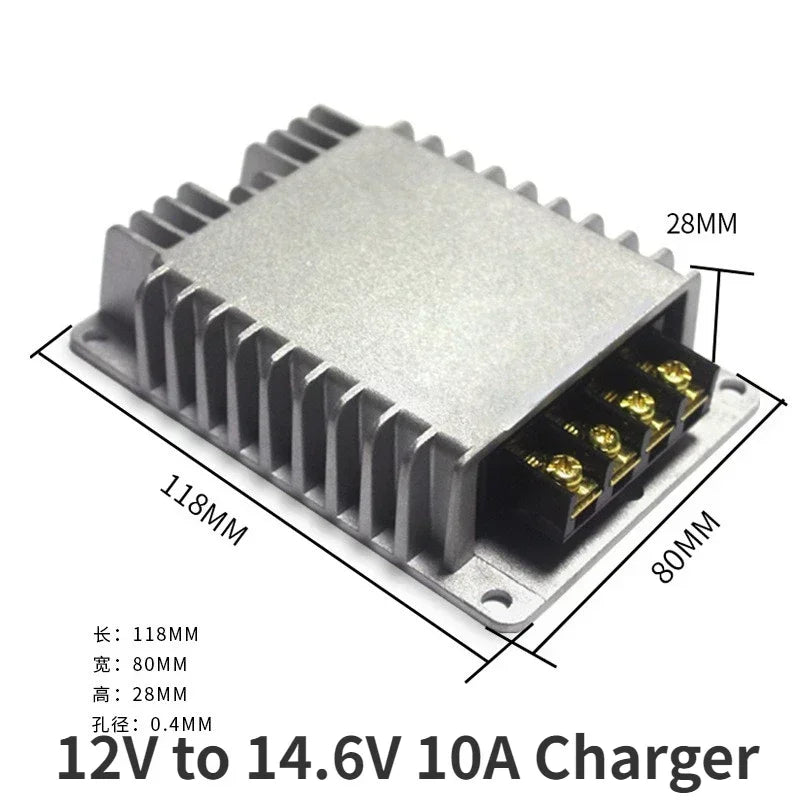 9V-32V to 14.6V 14.5V 10A Lifepo4 Charger 9V to 32V High Power Charger for Lifepo4 Battery for RVs Boat Car Dual Battery System Oasis Select 14.6V10A Charger