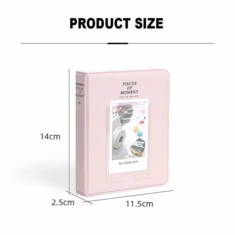 64 Pockets Photo Album Inch Pictures Storage Case Stamps Tickets Cards Organizer For Fujifilm Instax Mini 12/11/9 Oasis Select