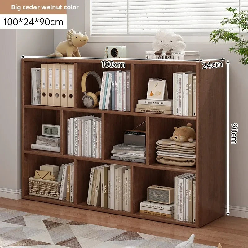 Bookshelf Bookcase Floor Shelf Home Living Room Study Combination