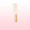 Wide-Tooth Detangling Comb with Oak Handle | All Hair Types Hair Detangling Comb Oasis Select TY3070-ecru-02