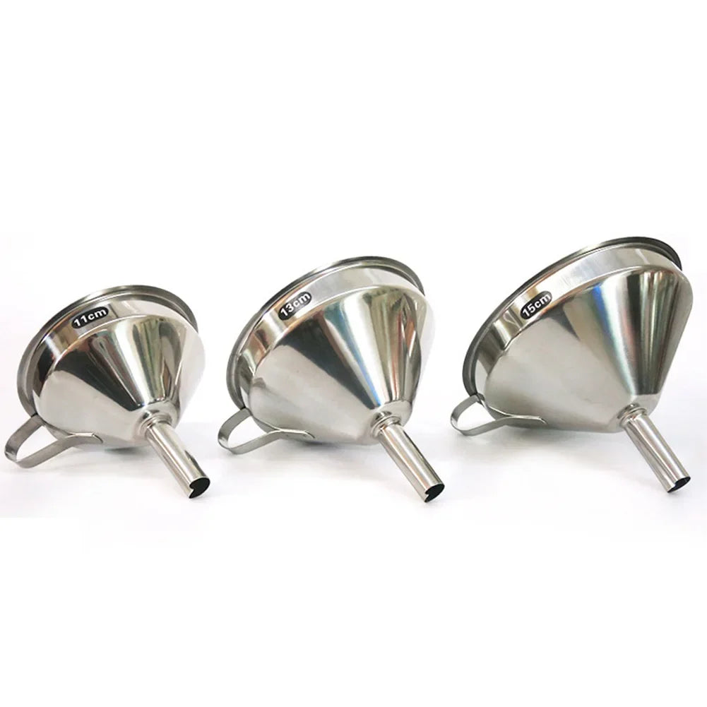 Essential Kitchen Utensil Stainless Steel Funnel Great for Filling Transferring Corrosion Resistant Easy to Handle and Clean Oasis Select