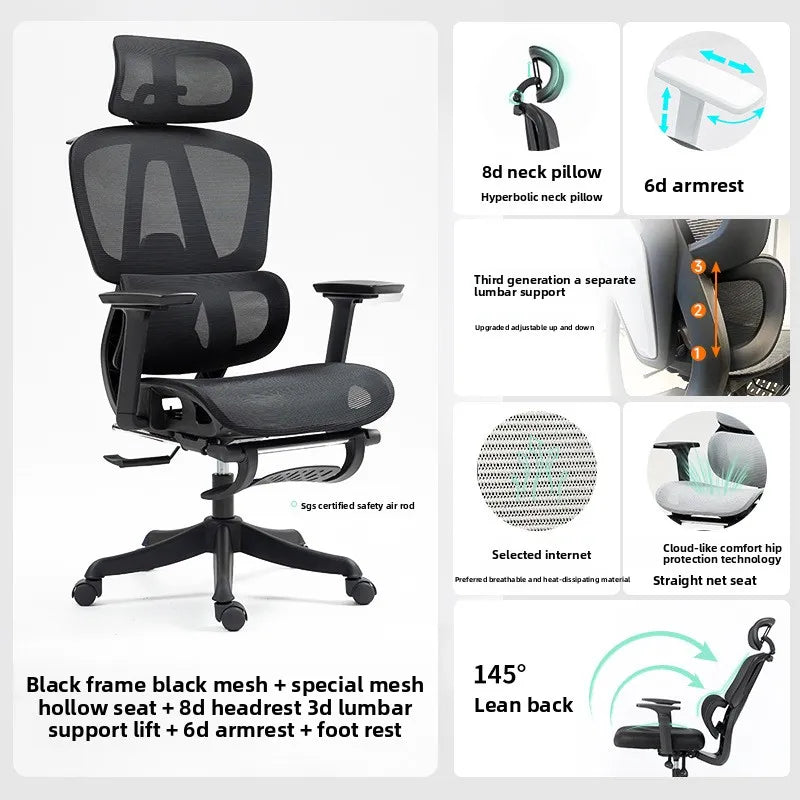 Uranson Ergonomic Chair Office Chair Study Chair Mesh Computer Chair Gaming Chair Rotating Oasis Select 3