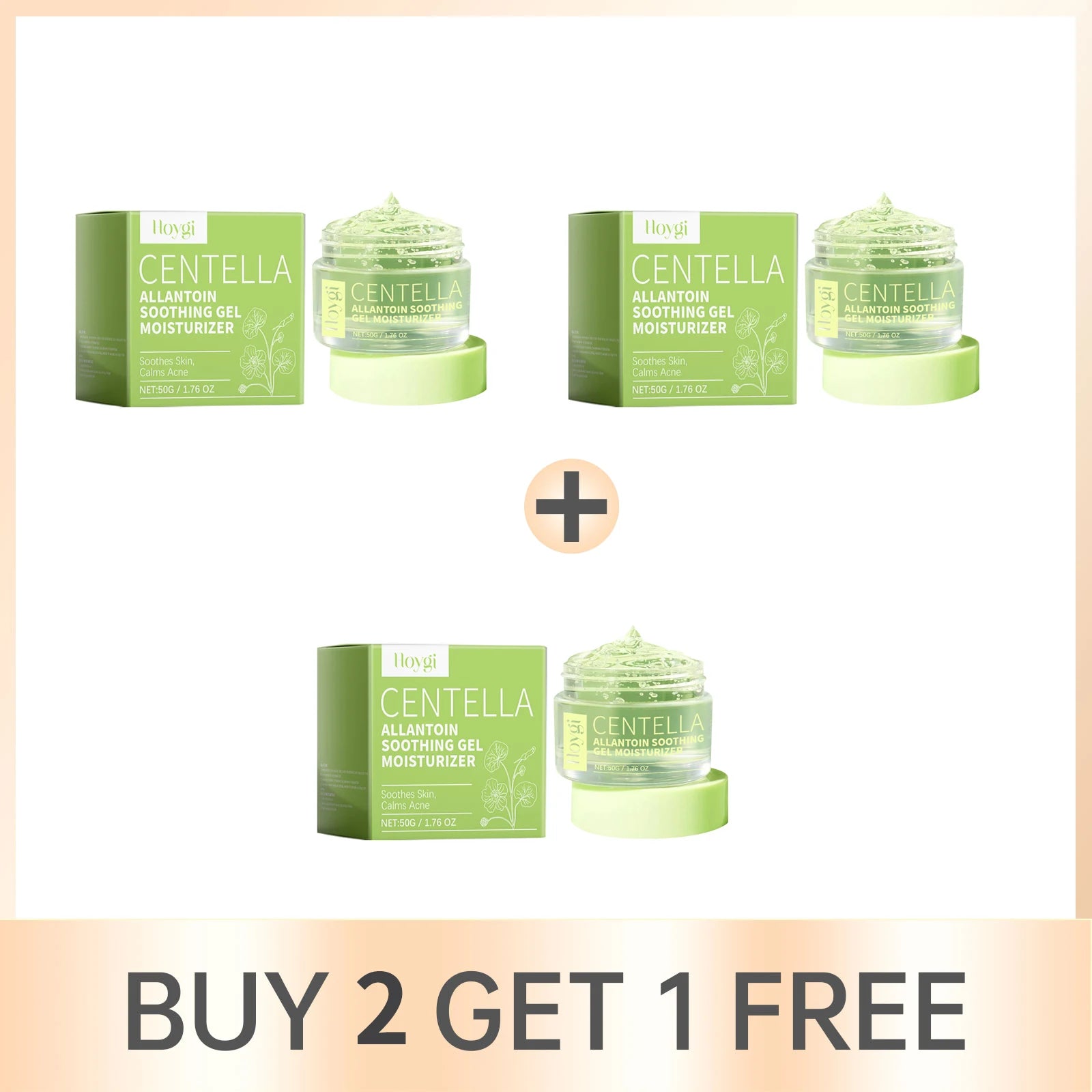 Hoygi Centella Asiatica Soothing Gel – Redness Relief 50g Soothing Face Gel Oasis Select Buy 2 Get 1 Free